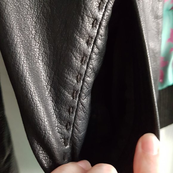 Danier Genuine Leather Biker Jacket - Picture 13 of 14